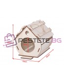 Дървена къщичка за птици и гнездо за сглобяване направи си сам